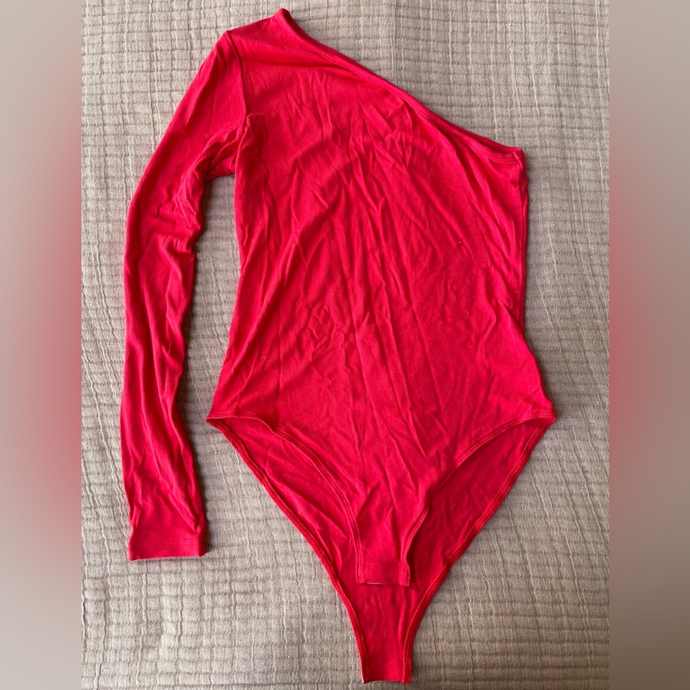 Red bodysuit
